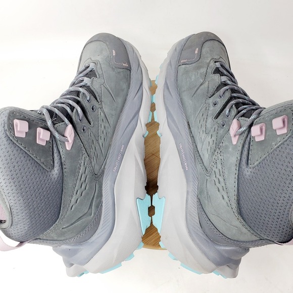 Hoka One One Kaha 2 GTX Boots Womens 9 Trail Waterproof High Top Comfort Sneaker - Picture 10 of 16